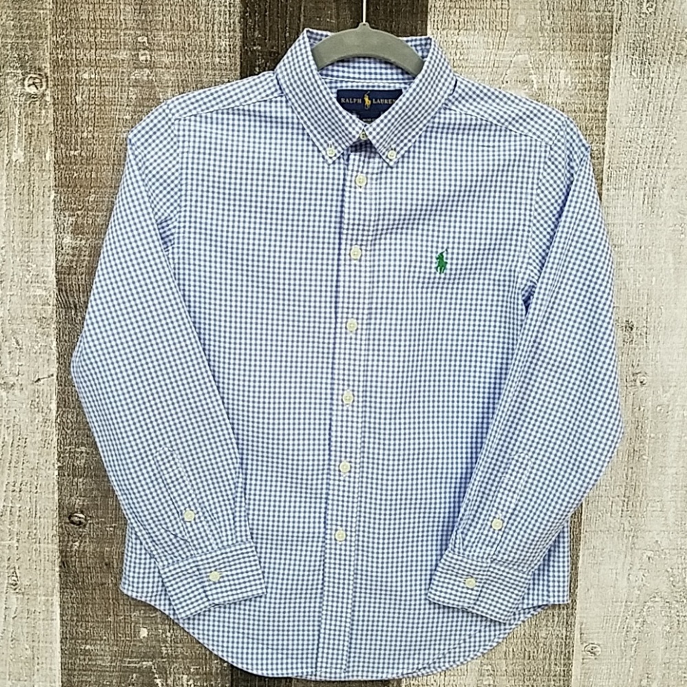 EUC Ralph Lauren Boys Shirt M 10-12